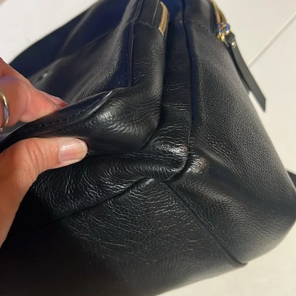 Kate Spade leather black backpack